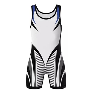 Wrestling Club Custom Team And Number School Hand To Hand Fight Singlet For Men In Polyester/Nylon Spandex For Wrestling Camp - Product Image 1