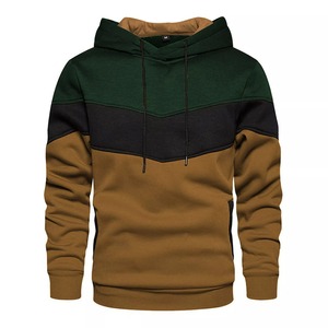 Đại học Varsity hoodie quá khổ Áo Thun thư vá trùm đầu áo Retro khuôn viên mặc thêu thiết kế thời trang dạo phố giản dị - Product Image 5
