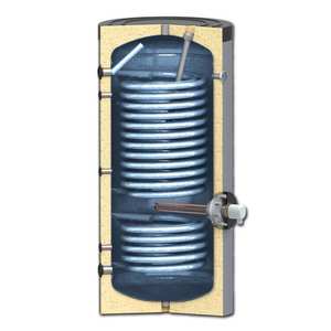 Calentador de Agua Doméstico de 200 Litros con Energía Solar para Bomba de Calor de Doble Serpentín BL2-HP-200LT - Product Image 3