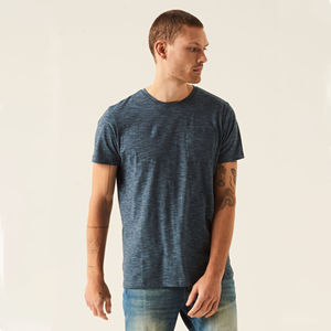 Camiseta de gimnasio de algodón 100% de alta calidad para hombre, hecha a medida, ligera, transpirable, patrón sólido, 240 gramos, tela, ropa de Fitness - Product Image 5