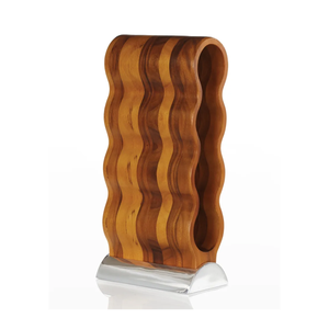 Casier à vin en bois d'acacia rustique casier à vin au design élégant décorations murales pour la maison des grossistes du Vietnam - Product Image 1