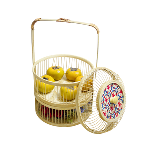 PRODUIT CHAUD Panier en bambou du Vietnam accrocheur pour des idées de cadeaux uniques célébrant chaque occasion - Product Image 1