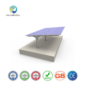 ระบบติดตั้งแผงโซลาร์เซลล์รูปตัว L แบบชุบสังกะสีและเคลือบสีอบ รุ่น JCHX สำหรับหลังคาโรงรถพลังงานแสงอาทิตย์ - Product Image 3