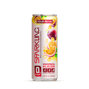 Muestra gratis 320ml Su marca Sparkling Passion Sabor Refrescos OEM/ODM Fabricante de bebidas carbonatadas El mejor precio al por mayor - Product Image 1
