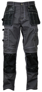 Vente en gros bon marché Vêtements de travail unisexes Pantalon de mécanicien d'extérieur avec LED réfléchissantes de sécurité Pantalon cargo multi-poches - Product Image 3