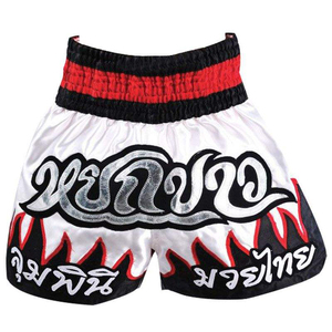 Shorts de boxe Muay Thai de haute qualité Impression Combat professionnel Polyester Boxe Muay Thai shorts - Product Image 4