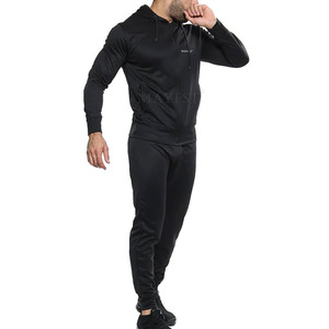 2025 meilleures ventes hommes Zip-Up Fitness Survêtements respirant 100% coton vêtements de sport pour l'hiver Logo personnalisé Plus solide - Product Image 4