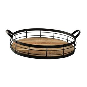 Bandeja de madera para servir al precio más bajo Vajilla Comida Boda Fiesta Mesa Decoración Servicio de catering Uso - Product Image 3