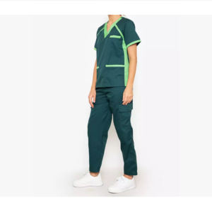 Venta caliente Hospital Uniformes Tops y pantalones de manga corta Clínica Personal Scrubs Uniformes - Product Image 1