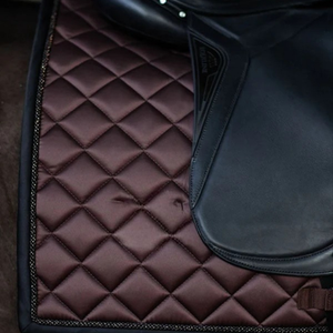 Tapis de selle anglais haut de gamme style classique personnalisable respirant doux matelassé doublure durable confort du cheval longue durée d'utilisation - Product Image 6