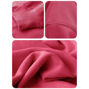 เสื้อมีฮู้ด & เสื้อสเวตเตอร์โอเวอร์ไซส์เสื้อสเวตเตอร์แขนไหล่ตกเสื้อฮู้ดถักแบบหนาคุณภาพสูง - Product Image 5