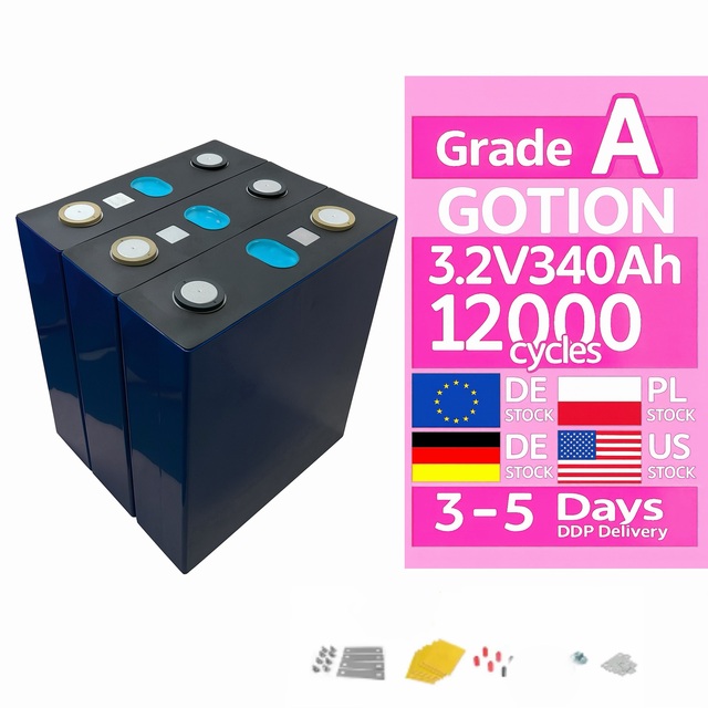 340ah 3.2VLithium Battery Solar Energy Storage for Home ESS and Off-Grid Systems