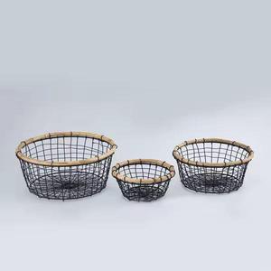Rectangle Shape Copper-Plated Metal Fruit <b>Basket</b> <b>Wire</b> Serving Tray for Home Villas Table Top Kitchen <b>Storage</b> Elegant <b>Basket</b> - Product Image 3