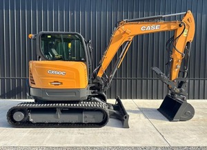 Mini-excavatrice sur chenilles CASE CX60C, jaune, hydraulique - Product Image 2