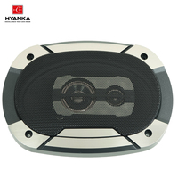 HYANKA HCS-4269A 6*9 Speaker Mobil Besi 12V 70W Full-Range Stereo 3-Way Coaxial Hitam Universal Cocok untuk Mobil 6x9 Speaker Audio Mobil