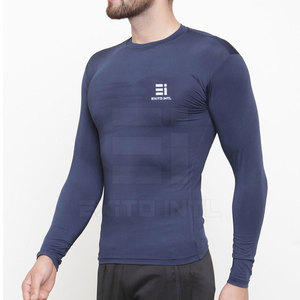 T-shirt de compression pour homme, coupe ajustée, haute performance, anti-transpiration, pour la gym et le sport - Product Image 2