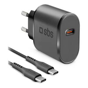 TEKITTRTC15W Chargeur Mural USB Type-C Noir 15W Kit Adaptateur de Charge Cavo Caricabatterie - Product Image 1