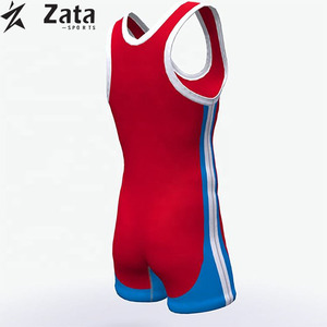 Wholesale Factory Price Stretch Front Logo Men's Wrestling Singlets Quick Dry Breathable Customized Colors Durable Made Pakistan - Product Image 3