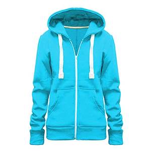 Full Zip Fitness Hoodies Poches Vestes Femmes Ropa Chaud Manches Longues Yoga Tops Workout Sportswears - Product Image 4