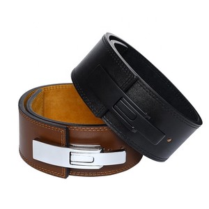 Adjustable Custom Logo Cowhide Leather Support 13 MM Lever Weightlifting Cinturon Powerlifting Lifting Gym <b>Belt</b> - Product Image 5