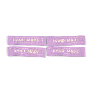 Impresión de Etiquetas tejidas Etiqueta de ropa tejida para camisa de manga corta Etiqueta tejida de tela de algodón para ropa - Product Image 3