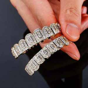 Grillz dentaires personnalisés en argent S925 plaqué rhodium, sertis de moissanite VVS taille brillant rond, test diamant positif, bijoux hip-hop pour hommes - Product Image 5