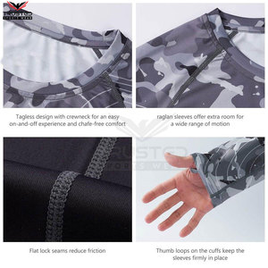 Camisetas de Manga Larga para Hombre, Personalizadas, con Serigrafía, Colores Sólidos, Ropa de Pesca, de Alta Calidad, Secado Rápido - Product Image 5