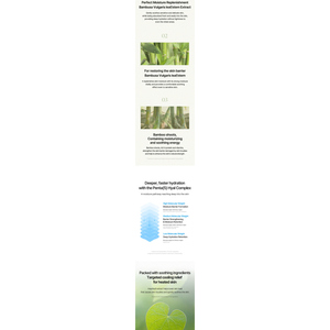 Masque en gel apaisant BERGAMO Bamboo Heartleaf 200ml - type à rincer - Product Image 2