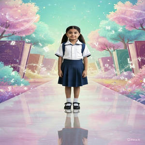 Ensemble d'uniformes scolaires unisexes de haute qualité pour enfants, design simple, couleurs et tailles personnalisables - Product Image 1