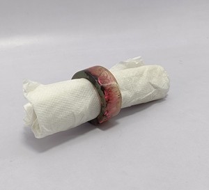 Stylish Wood <b>Resin</b> Napkin <b>Ring</b> Elegant Design for Home Restaurant Hotel Table Decor - Product Image 5