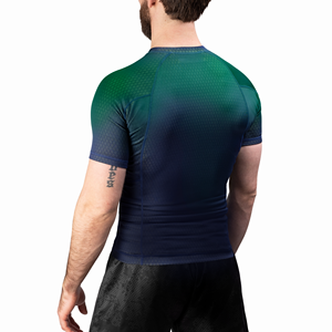 OEM Service Premium Quality Solid Plain Sublimation Short Sleeve <b>Rash</b> <b>Guards</b> Custom jiu jitsu kimono/kimono de jiu jitsu Shirts - Product Image 6