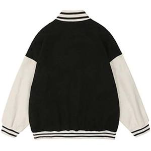 Fabricant de vêtements en gros Vestes universitaires à broderie personnalisables pour hommes Streetwear College Baseball Jacket pour hommes - Product Image 6