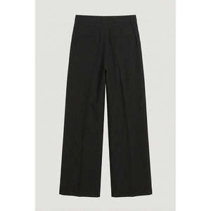 Pantalon ample à coupe droite - Noir - Product Image 2