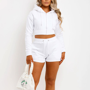 Nouveau Élégant Pas Cher Vente Chaude Crop Top Nouvelle Arrivée Meilleure Mode Femmes Crop Tops Hoodies Plus La Taille Respirant Crop Hoodies - Product Image 6