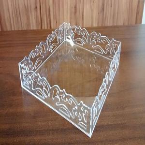 Plateaux miroir élégants vente en gros, fournitures de Restaurant et d'hôtel, breloques de rangement rondes, vanité en verre, plateaux décoratifs de service en métal doré - Product Image 4