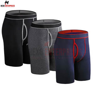 Calzoncillos elásticos de cuatro vías de alta calidad para hombre, ropa interior de poliéster y fibra de bambú, talla grande, novedad - Product Image 2