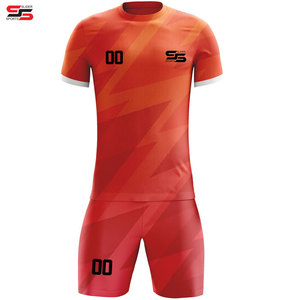 Camiseta de fútbol personalizable Camiseta de fútbol personalizada Kit de uniforme de entrenamiento de poliéster duradero Uniforme de fútbol - Product Image 4