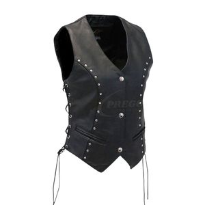 Chaleco de Cuero para Motocicleta de Alta Calidad para Mujer, Resistente al Viento e Impermeable, Estilo Urbano, para Invierno - Product Image 6