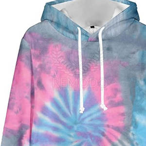 Sweats à capuche Tie Dye légers de couleur personnalisée pour hommes utilisation en extérieur Sweats à capuche Tie Dye pour hommes surdimensionnés - Product Image 4