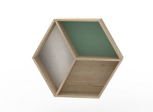 Rustic Charm Handcrafted <b>Wooden</b> Wall <b>Mirror</b> With Shelf Bring Both Functionality and Style to Your Space - Product Image 2