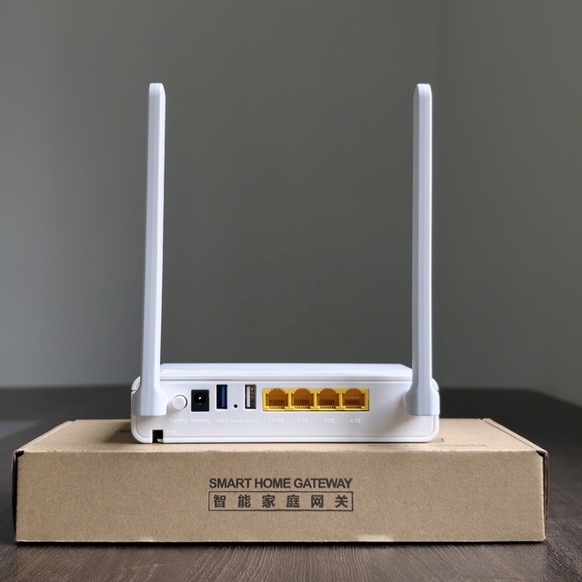 2.5G Port XG-PON ONT Router | AX3000 WiFi 6 Fiber Modem Gateway for Home/Office
