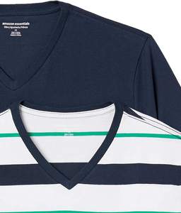 Venta caliente cuello redondo manga corta Slim Fit gimnasio deportes camiseta festoneado dobladillo Logo impreso personalizado para hombre Camiseta - Product Image 2