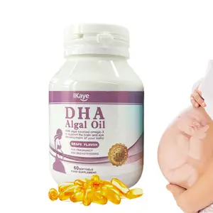 Wholesale customized nutritional supplements OEM Dha Algae Oil Fish Oil Softgel Supplement Brain Memory