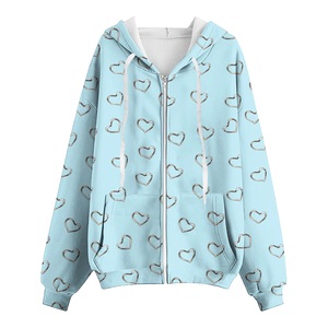 Sweat-shirts à capuche zippés pour femmes grandes tailles, streetwear, sweat-shirts amples pour l'entraînement, sweat-shirts unis d'hiver, mode 2025 2026 - Product Image 2