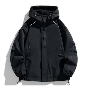 <b>Men's</b> Windcheater Outdoor Sports Plus Size <b>Summer</b> <b>Lightweight</b> Waterproof Windbreaker <b>Jackets</b> - Product Image 4