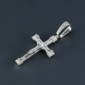 Magnifique nouveau pendentif Hip Hop en or blanc 14kt Moissanite diamant clouté pendentif Hip Hop avec clarté VVS améliorée - Product Image 5