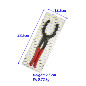 TAIWAN CALIBRE Swivel Jaw <b>Oil</b> <b>Filter</b> Pliers <b>Removal</b> <b>Tool</b> for <b>Filter</b> Diameter 2-1/4" to 4-3/4" - Product Image 6
