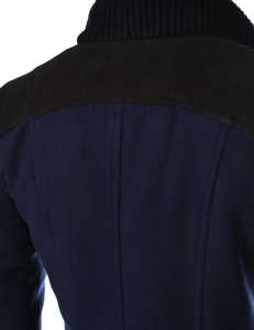 Abrigo de Lana Cálido de Invierno para Hombre, Color Sólido, Nuevo Abrigo de Lana de Moda de Invierno para Hombre en Oferta - Product Image 5