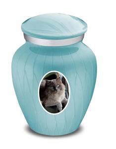 Modern Style Funeral Brass Cremation <b>Urns</b> for Pet Ashes Classic Stylish Small Funeral Supplies Wholesale Pet <b>Urns</b> - Product Image 1