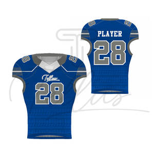 Camiseta de Fútbol Americano Personalizada de 6 Paneles, Transpirable, de Secado Rápido, Talla Grande, Impresión Digital, Color Personalizado, Unisex, Ropa de Equipo - Product Image 5